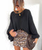 Pull oversize - noir