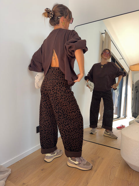 Jeans Mayron - leopard