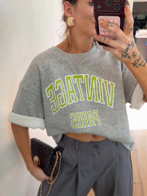 Sweat Vintage - gris