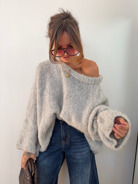 Pull Marlon - gris clair