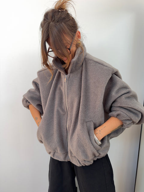 Veste épaisse - grise clair