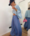 Pantalon ballon Liz - bleu