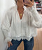 Haut a broderie - blanc