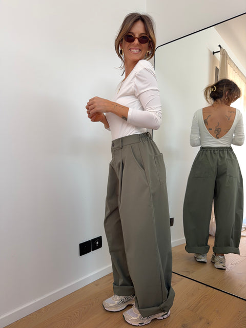 Pantalon Jacks - kaki