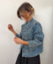 Veste en jean à boutons