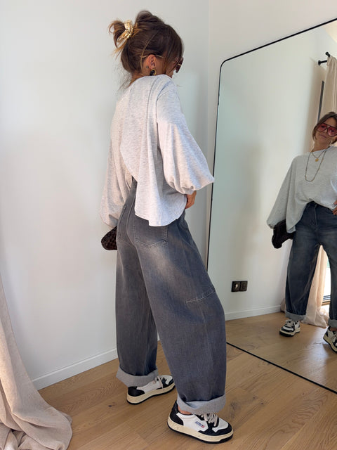 Jeans Mayron - gris clair