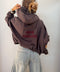 Veste RIVE GAUCHE - choco & bordeaux