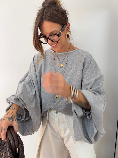 Haut bouffant Gui - gris