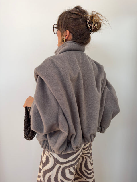 Veste épaisse - grise clair