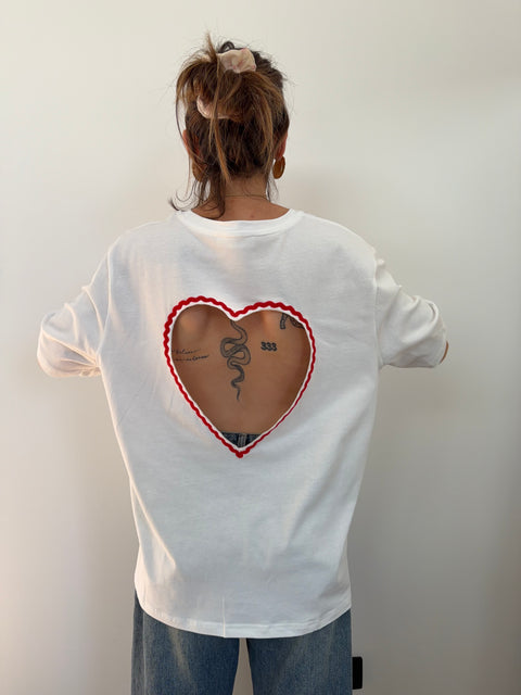 T-shirt coeur