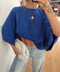 T-shirt parfait bleu roi