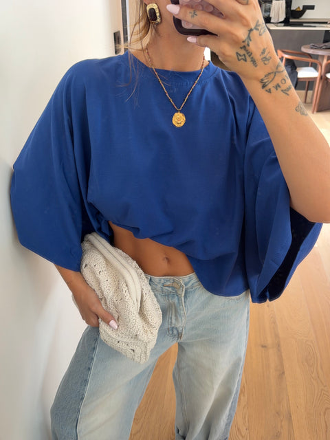 T-shirt parfait bleu roi