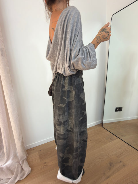 Pantalon cargo - MILITARY