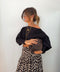 Pull asymétrique ultra court - noir