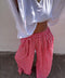 Pantalon à carreaux - rouge (pré commande)