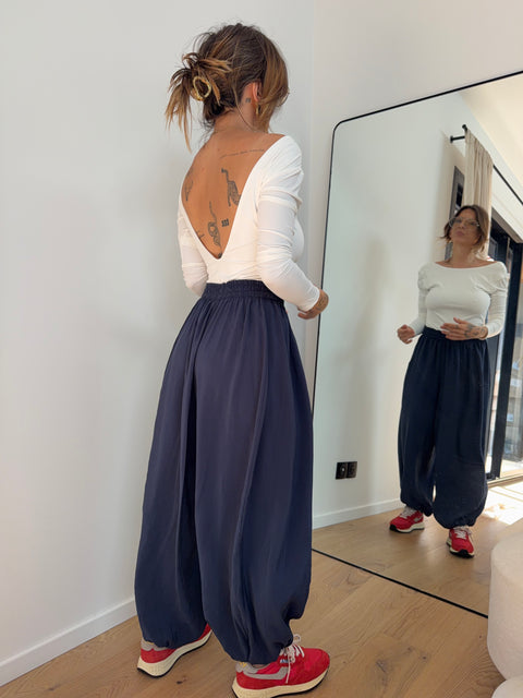 Pantalon ballon - bleu marine