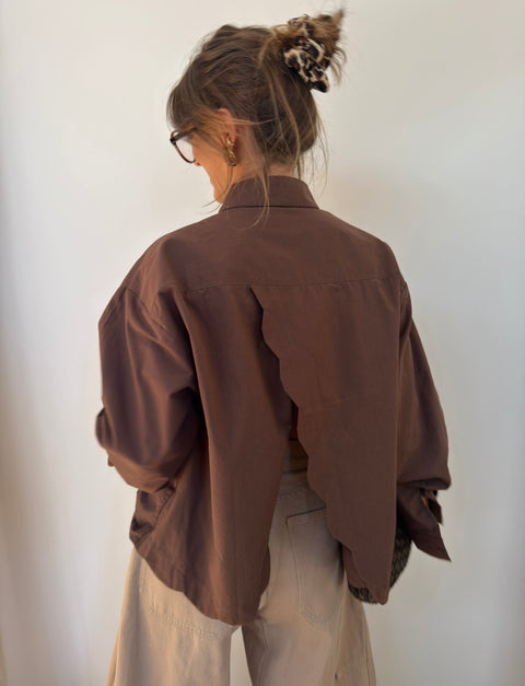 Chemise Flora - choco