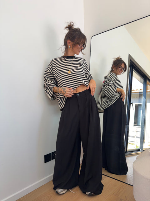 Pantalon droit Joe - noir