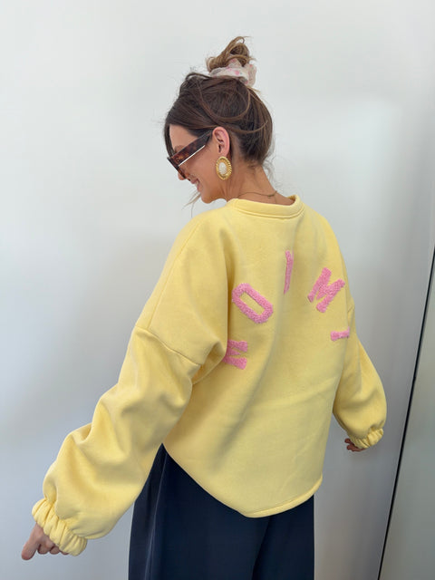 Pull MOMMY - jaune