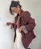 Blazer oversize - terracotta