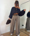 Pantalon & ceinture Brune - taupe (en pré-commande)