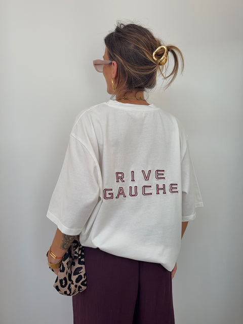 T-shirt Rive Gauche - blanc