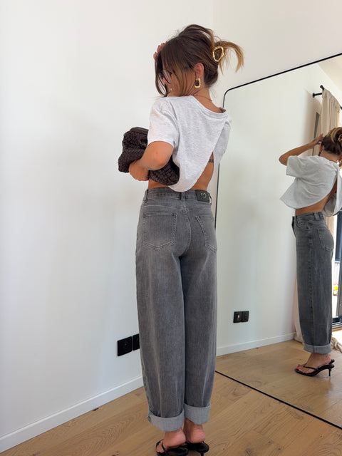 Jeans ballon Romy - gris