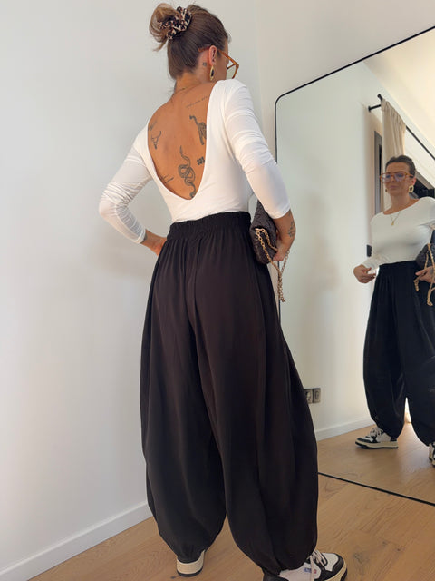 Pantalon ballon - noir (pré commande)