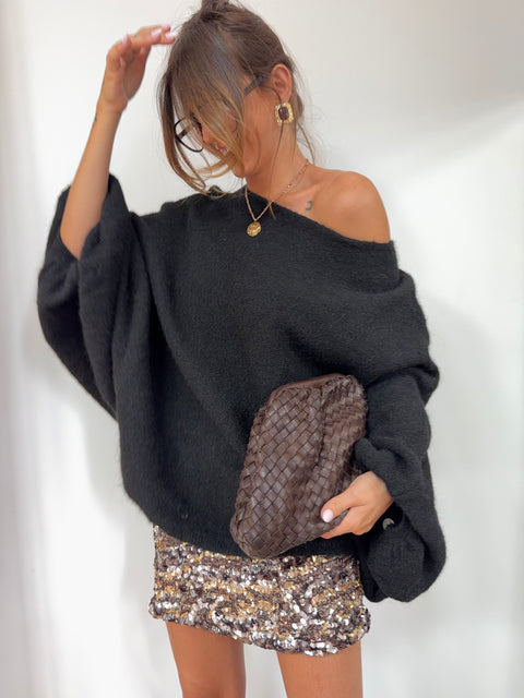 Pull oversize - noir