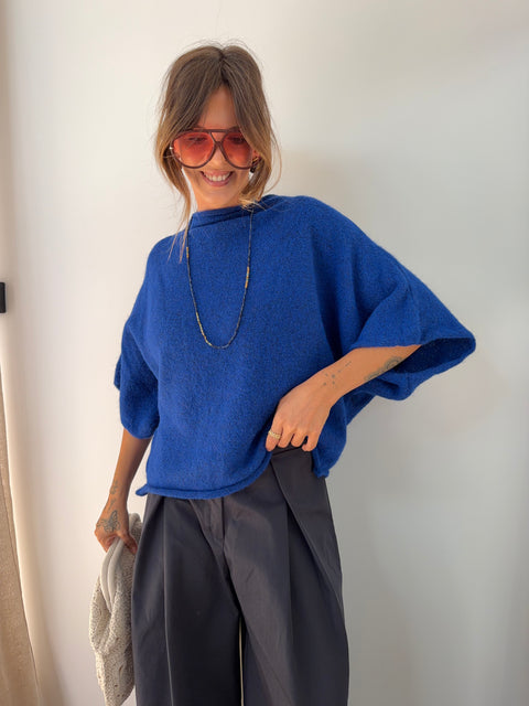 Pull Paris - bleu roi