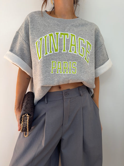 Sweat Vintage - gris