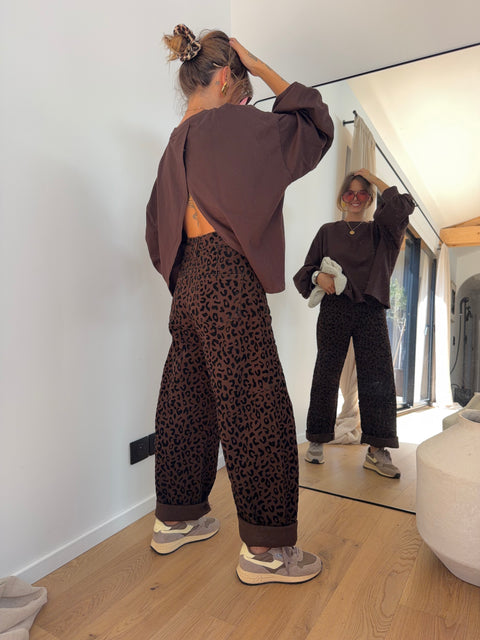 Jeans Mayron - leopard