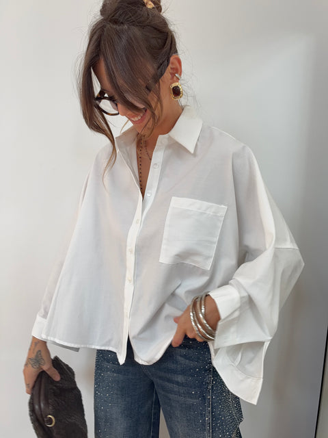 Chemise blanche coupe oversize - Stella