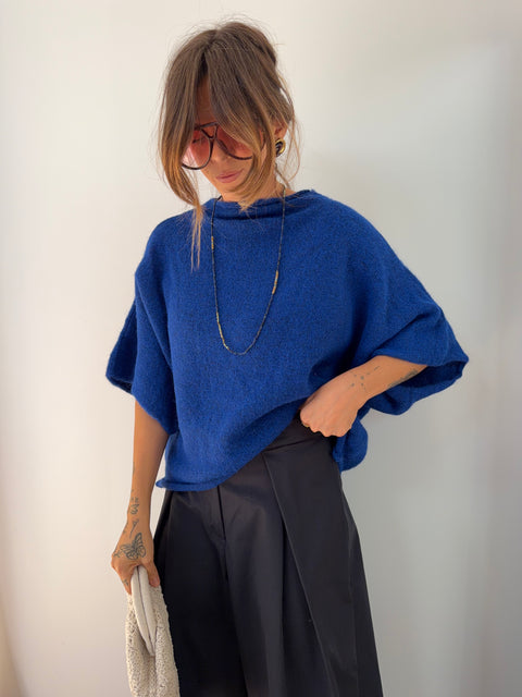 Pull Paris - bleu roi
