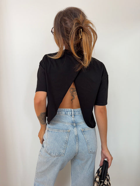 T-shirt Mia Lover's - noir