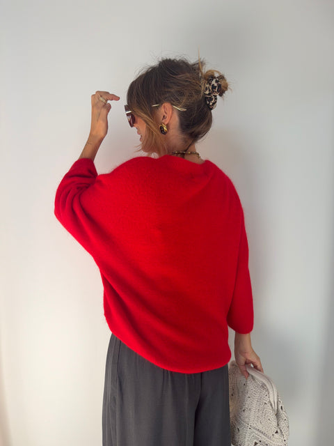 Pull Angora Seoul - rouge