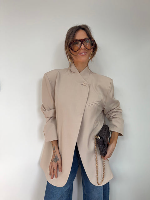 Blazer à boutons - beige