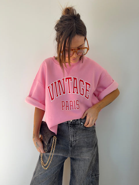 Sweat Vintage - rose
