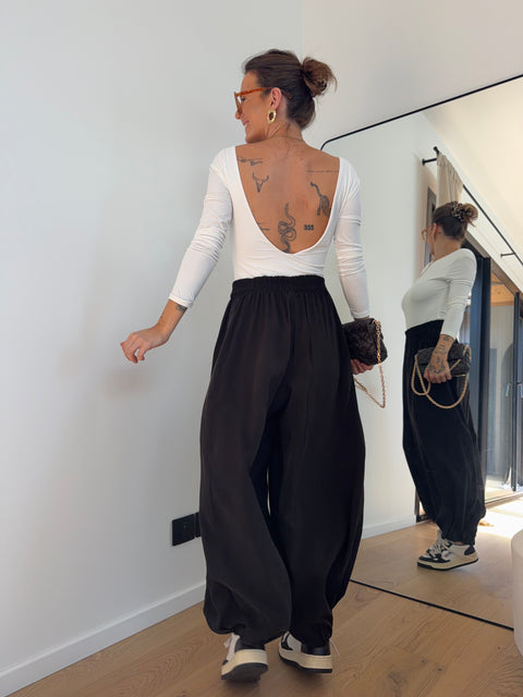 Pantalon ballon - noir (pré commande)
