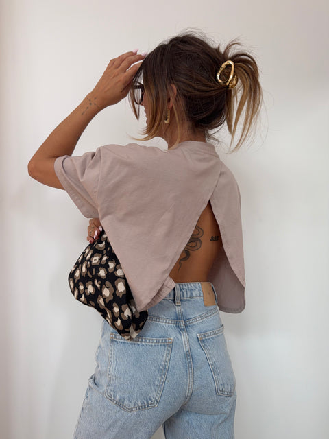 T-shirt Mia Lover's - taupe