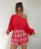 Jupe short à motifs