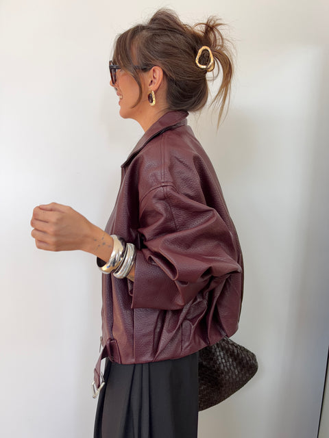Veste simili Dakota - Bordeaux