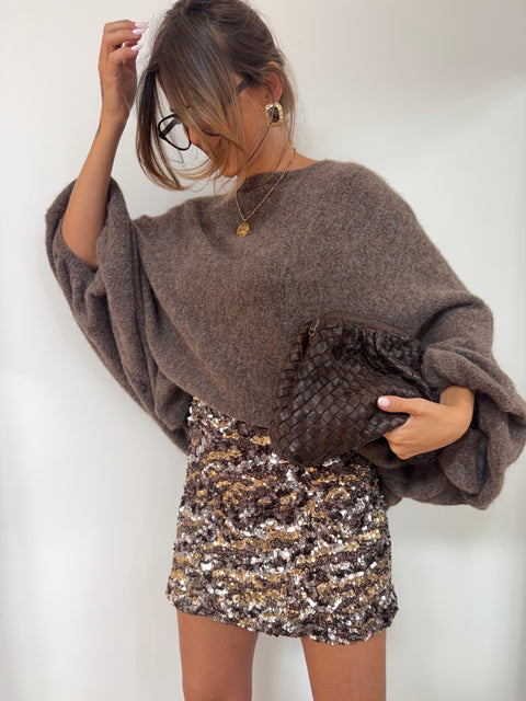 Pull oversize - moka