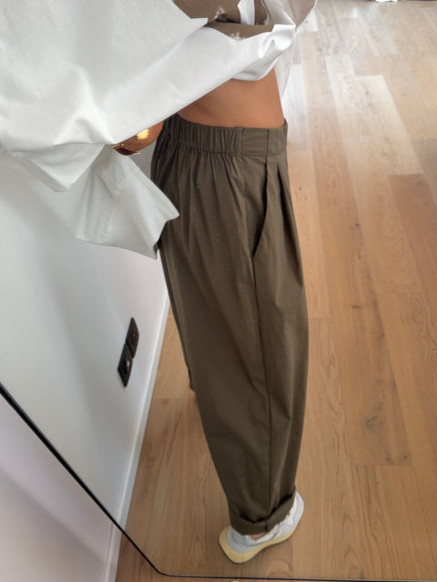 Pantalon léger kaki