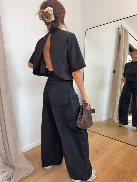 Jeans ballon noir - June