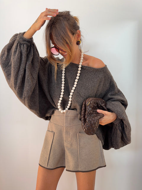 Pull Seville - choco chiné