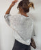 Pull avec détail col - gris et bleu marine