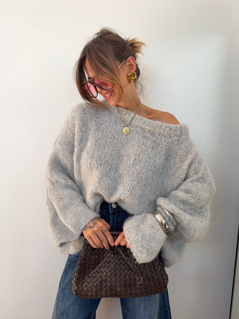 Pull Marlon - gris clair