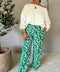 PANTALON FLUIDE - VERT
