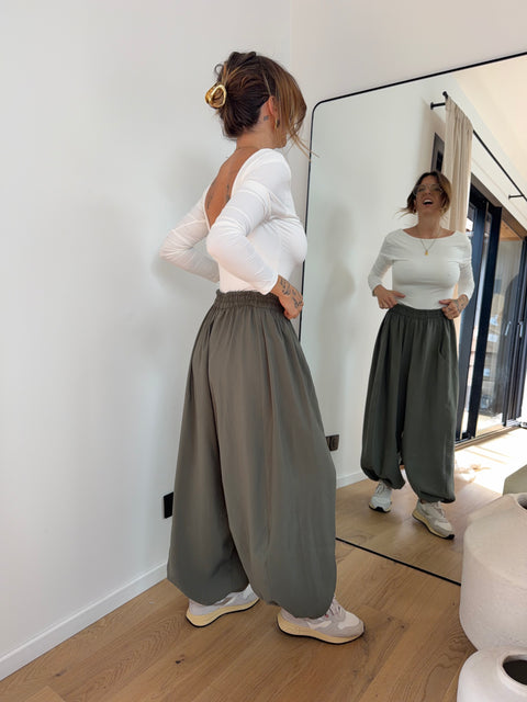 Pantalon ballon - kaki